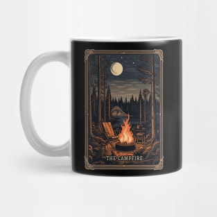 The Campfire Camping Tarot Card Mug